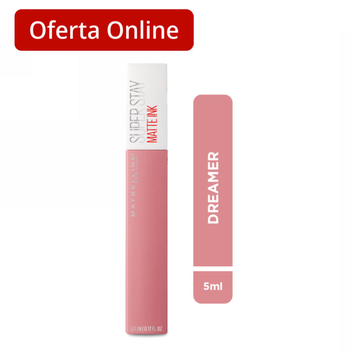 Labial Maybelline Super Stay Matte Ink 10 Dreamer
