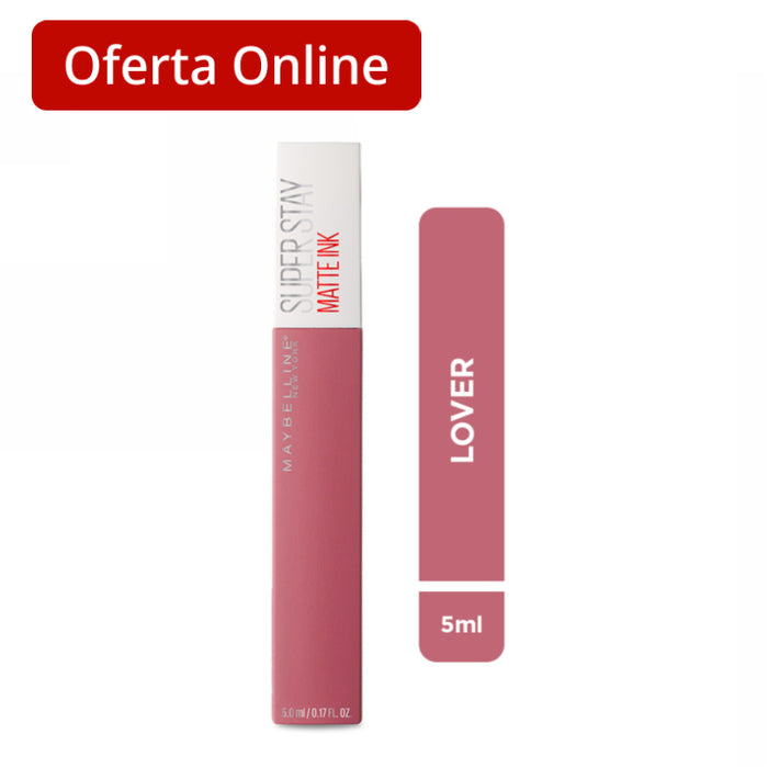 Labial Maybelline Super Stay Matte Ink 15 Lover
