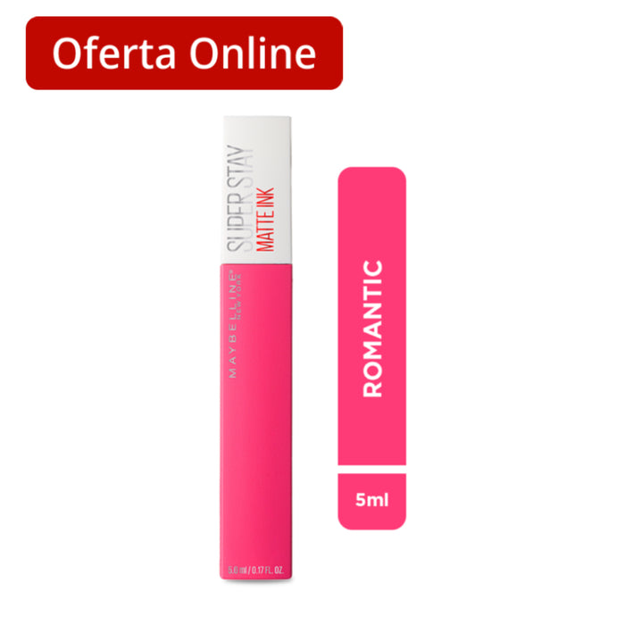 Labial Maybelline Super Stay Matte Ink Nro.30 Romantic