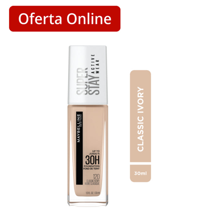 Base De Maquillaje Active Wear Nro.120 Classic Maybelline Superstay X 30Ml