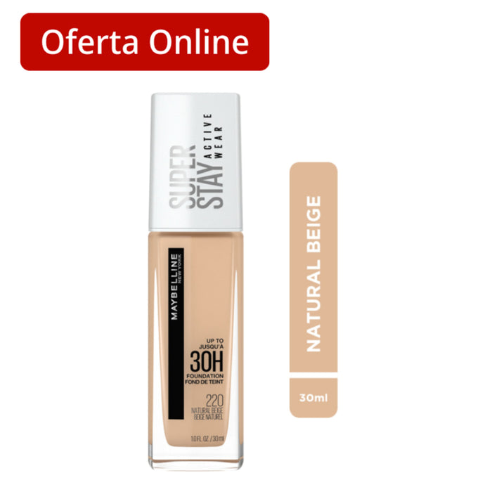 Base De Maybelline Superstay Full Coverage 220 Natural Beige X 30Ml