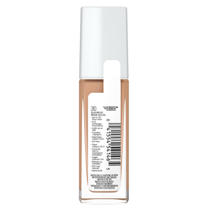 Base Maybelline Superstay Full Coverage 310 Sun Beige X 30Ml