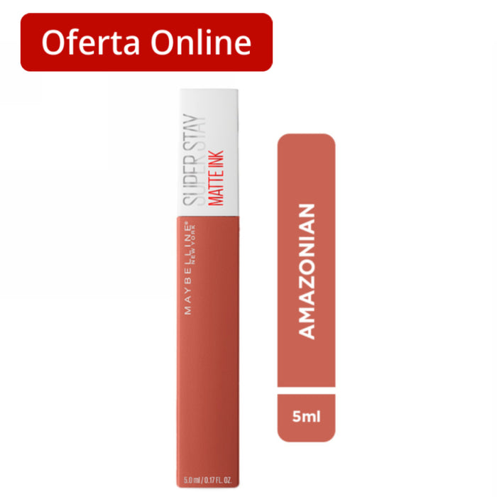 Labial Maybelline Super Stay Matte Ink 70 Amazonian