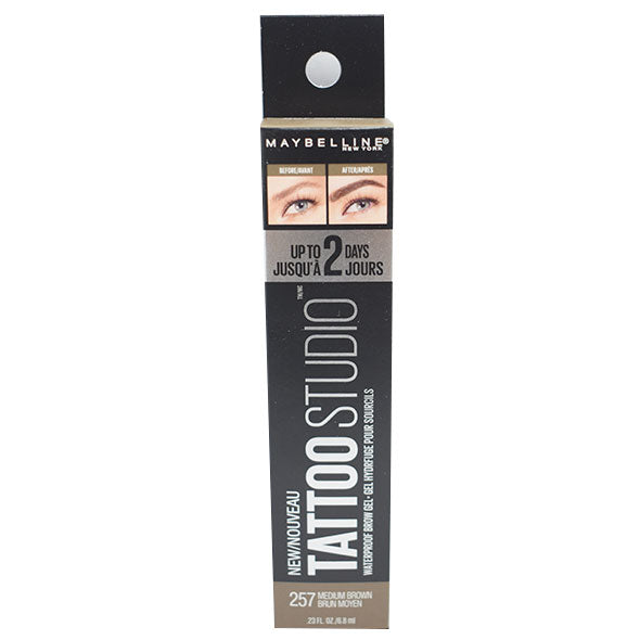 Maybelline Gel Para Cejas Tatoo Studio 257 Medium Brown