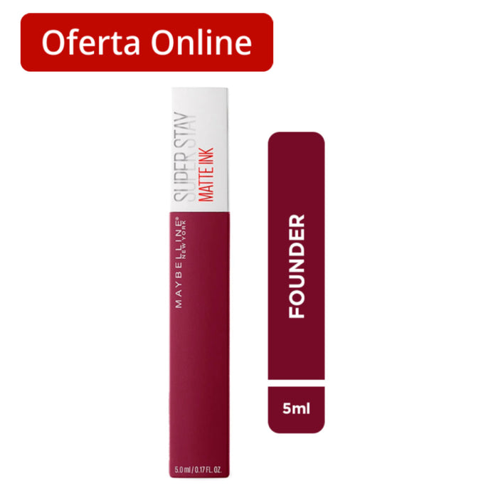 Labial Maybelline Super Stay Matte Ink Nro.115 Founder