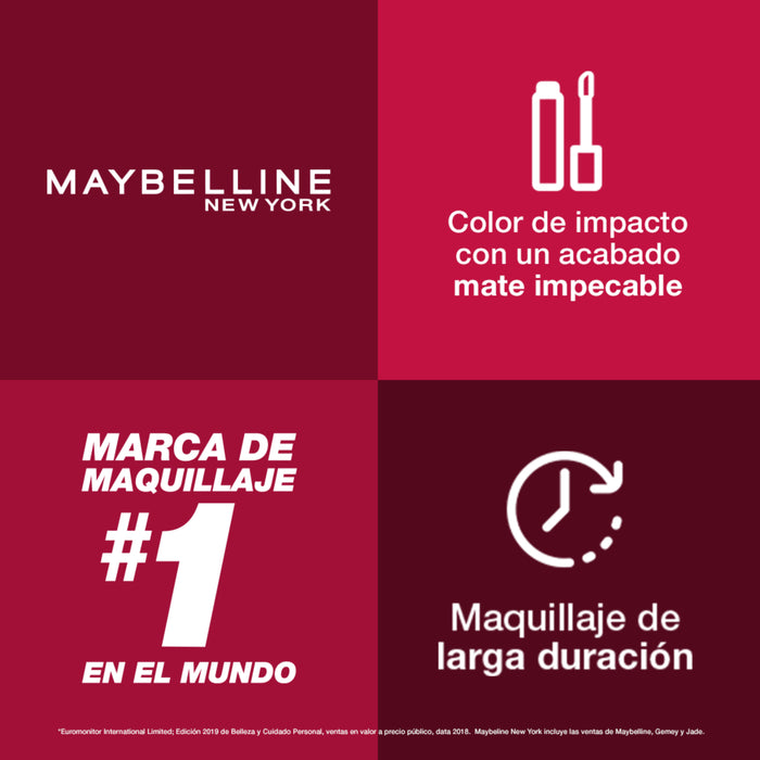 Labial Maybelline Super Stay Matte Ink Nro.115 Founder