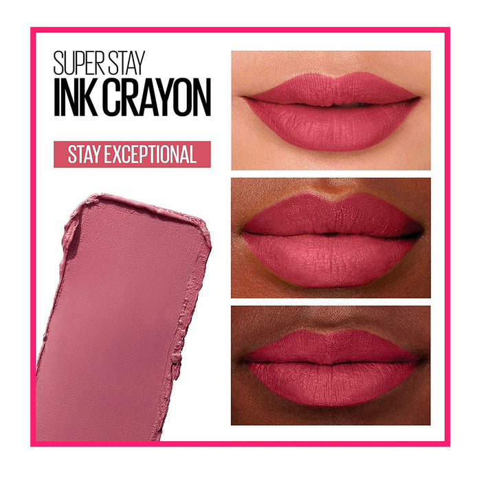 Maybelline Labial Matte Ink Crayon Stay Exceptional 25