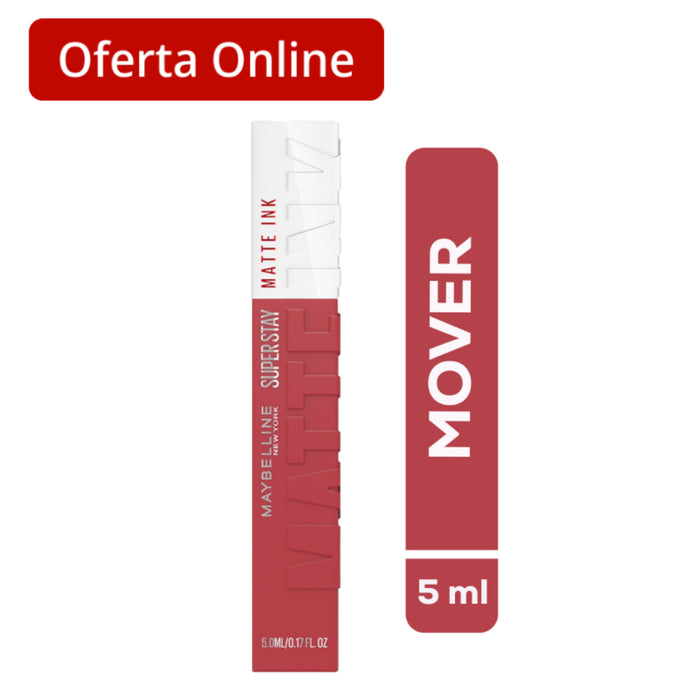 Labial Maybelline Super Stay Matte Ink Pink Edition Mover