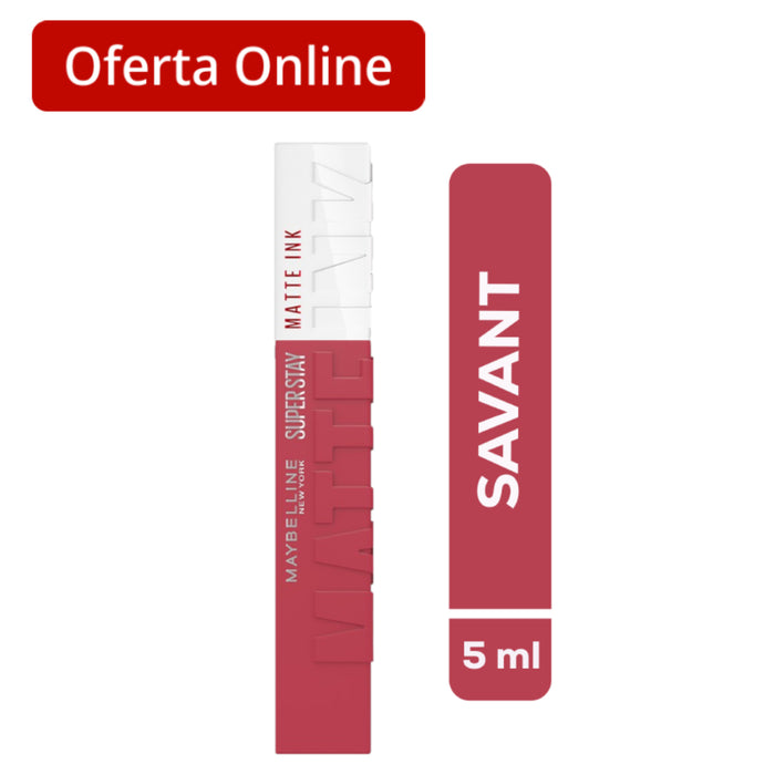 Labial Maybelline Super Stay Matte Ink Pink Edit Savant