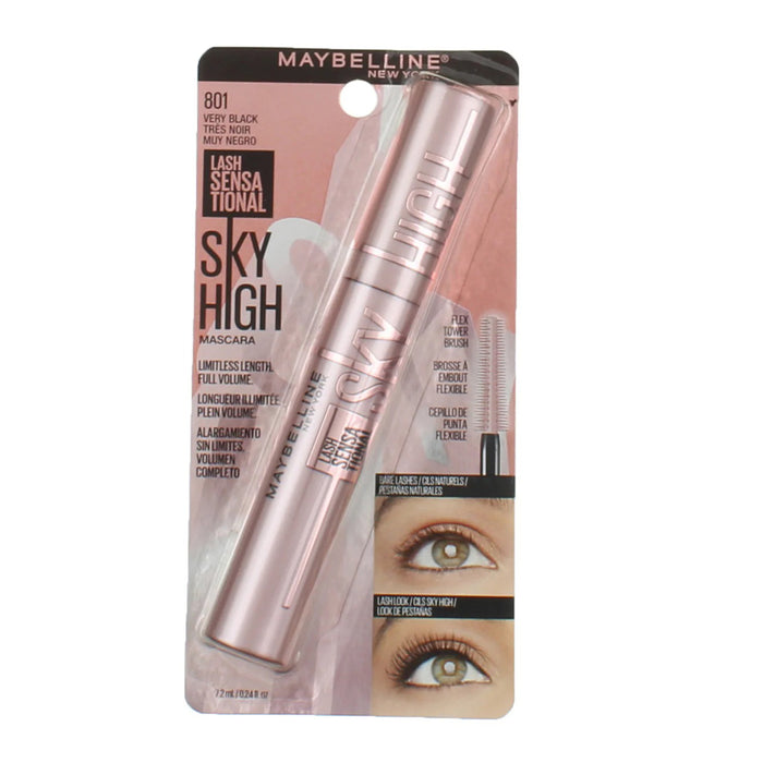 Maybelline Sky High Mascara Very Black #801 X 7.2 Ml