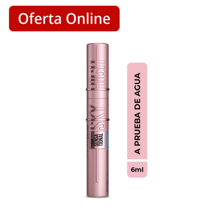 Mascara De Pestaña Maybelline The Sky High 802 Very Black X 6Ml