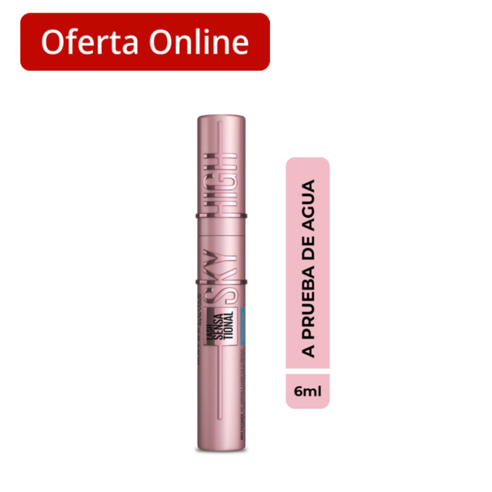 Mascara De Pestaña Maybelline The Sky High 802 Very Black X 6Ml
