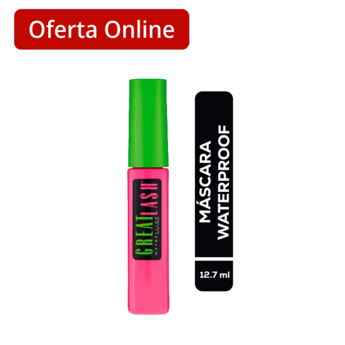 Mascara De Pestaña Maybelline Great Lash Waterproof X 12.7Ml