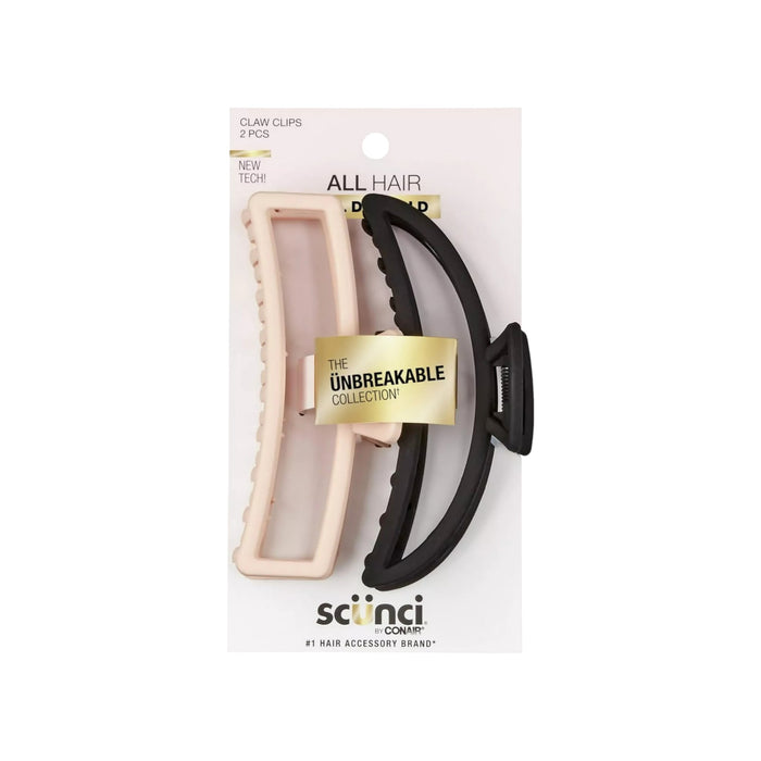 Set de 2 pinzas para pelo Scunci.
