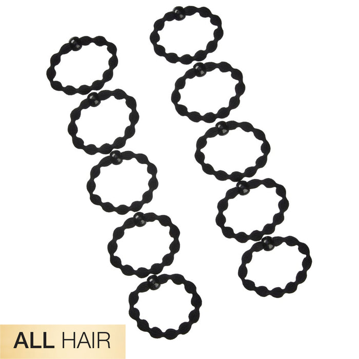 Ligas Scunci Allhair Text W/Beads 10 Pc
