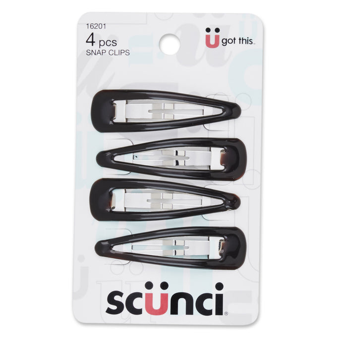 Scunci Set De Clips De Presión Para El Cabello X 4 Piezas