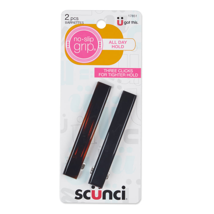 Scunci No Slip No Damage Barrettes Agarra Pelo 17 X 2 Piezas