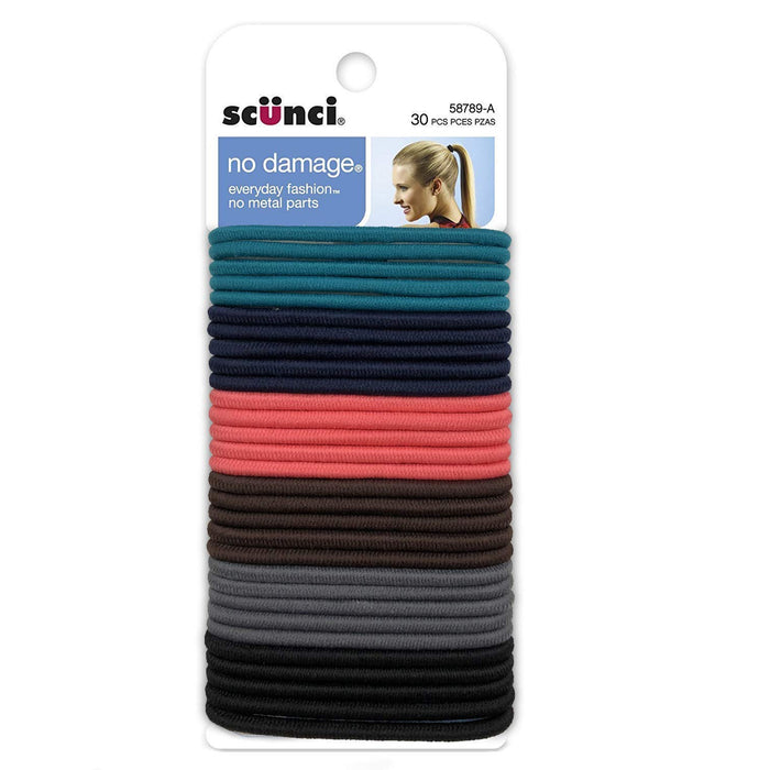 Scunci Elastics Neutral Moñas X 30 Piezas