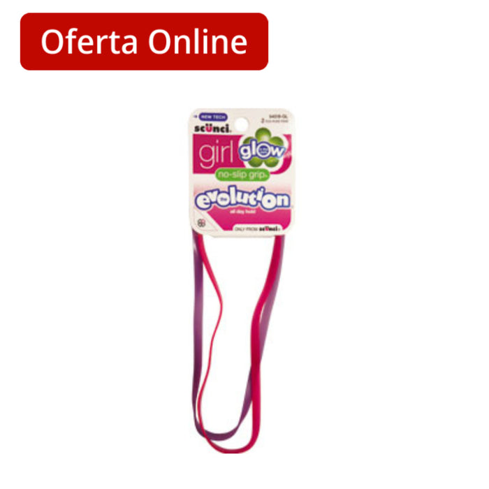 Vincha Scunci Antideslizante Jelly Glow