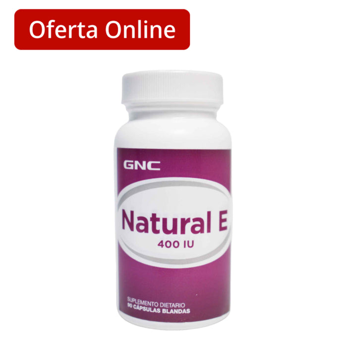 Natural E 400Ui Suplemento Vitamina E X 90 Capsulas