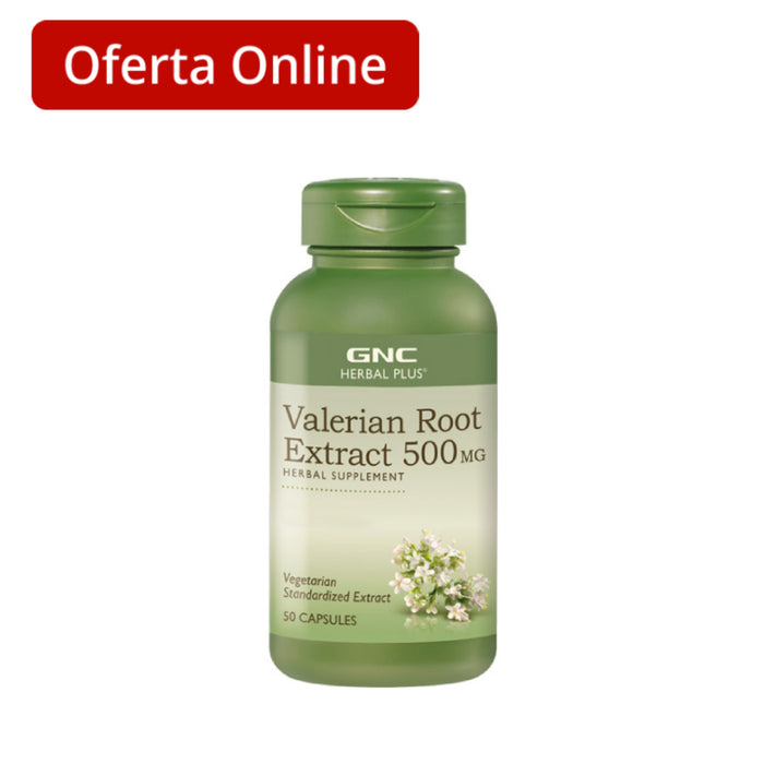 Valerian Root 500Mg Suplemento Valeriana X 50 Capsulas