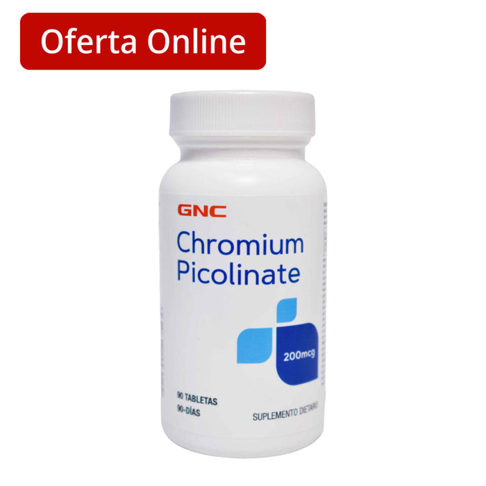 Chromium Picolinate 200Mcg Picolinato De Cromo X 90 Tabletas