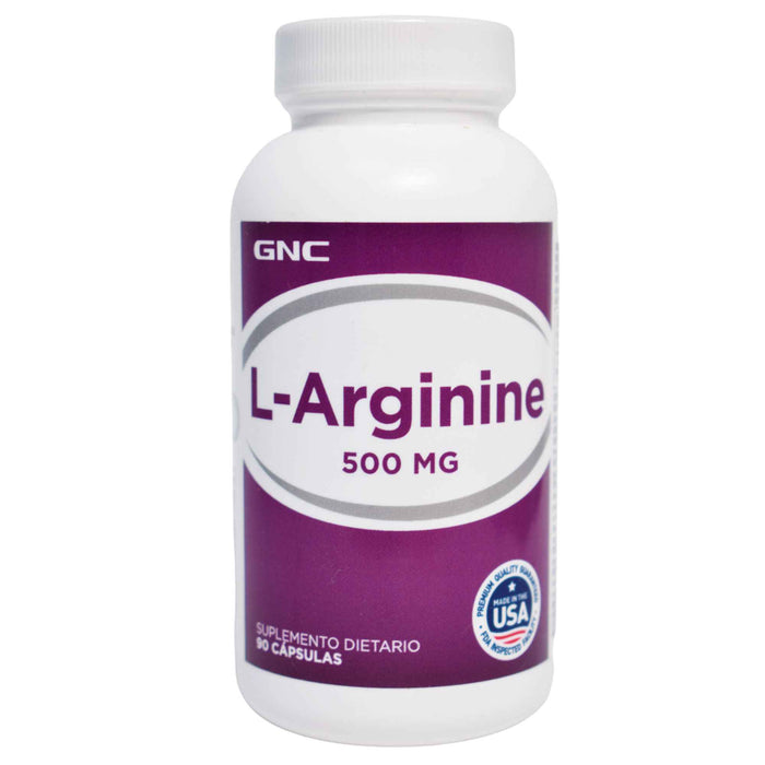 L Arginine 500 Suplemento L Arginina X 90 Capsulas