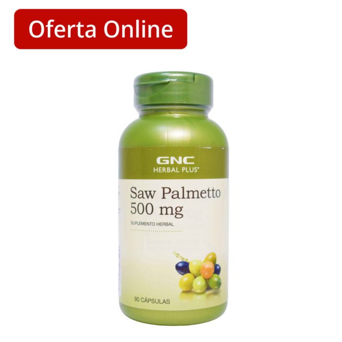 Saw Palmetto 500Mg Suplemento X 90 Capsulas