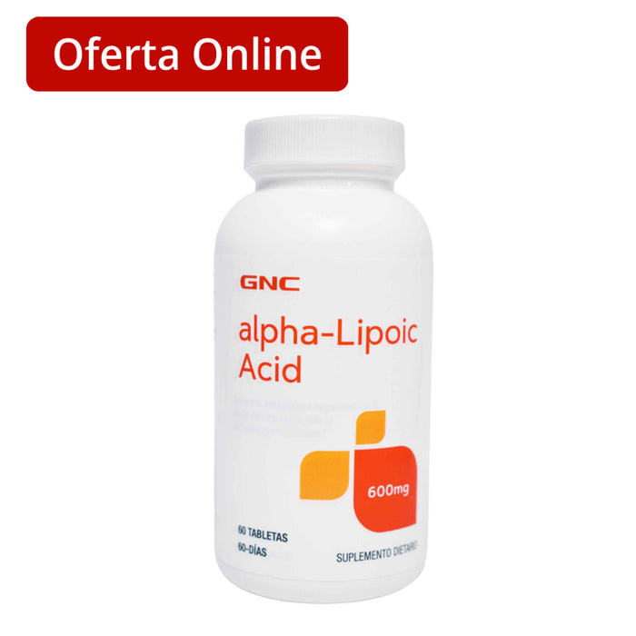 Acido Alpha Lipoico 600Mg X 60 Tabletas