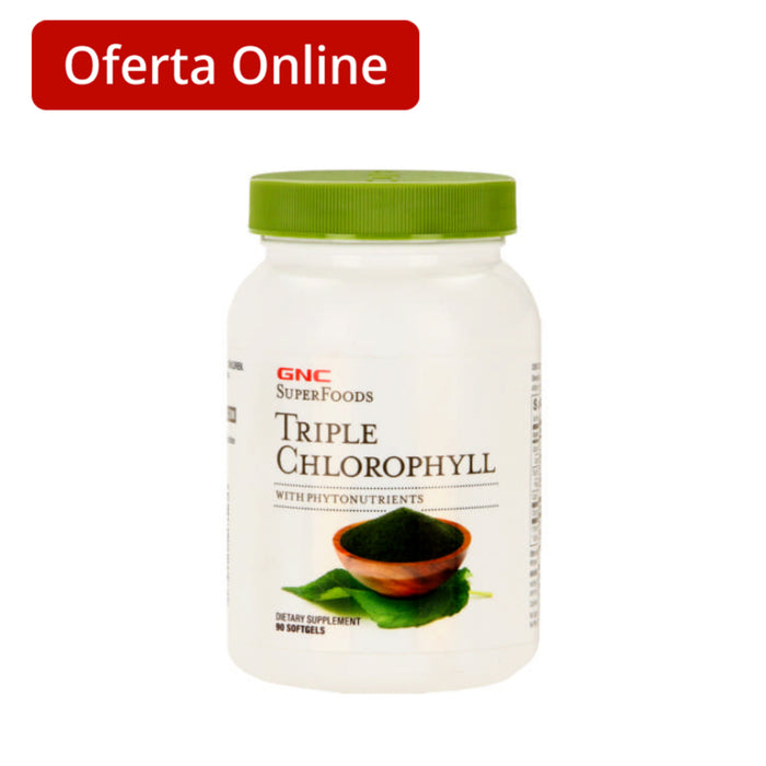 Triple Chlorophyll Suplemento Clorofila X 90 Capsulas Blandas