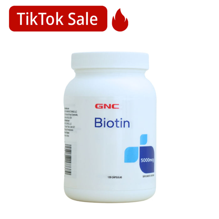Biotina 5000Mcg Gnc X 120 Cápsulas