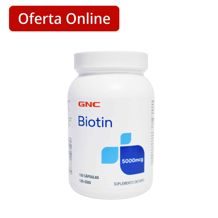 Biotina 5000Mcg Biotina X 120 Capsulas