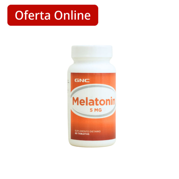 Suplemento Gnc Melatonin 5Mg X 60 Tabletas
