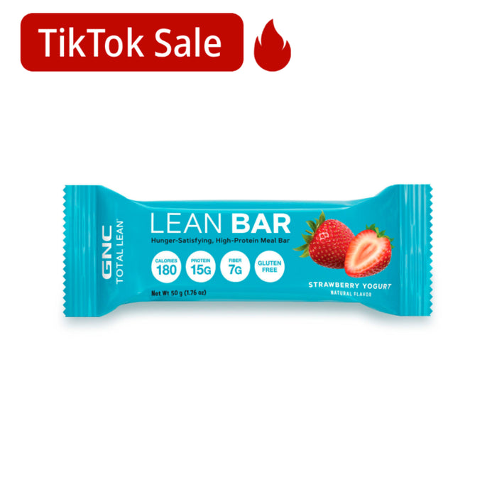 Barra De Proteína Gnc Lean Bar Strawberry Yogurt X 50G