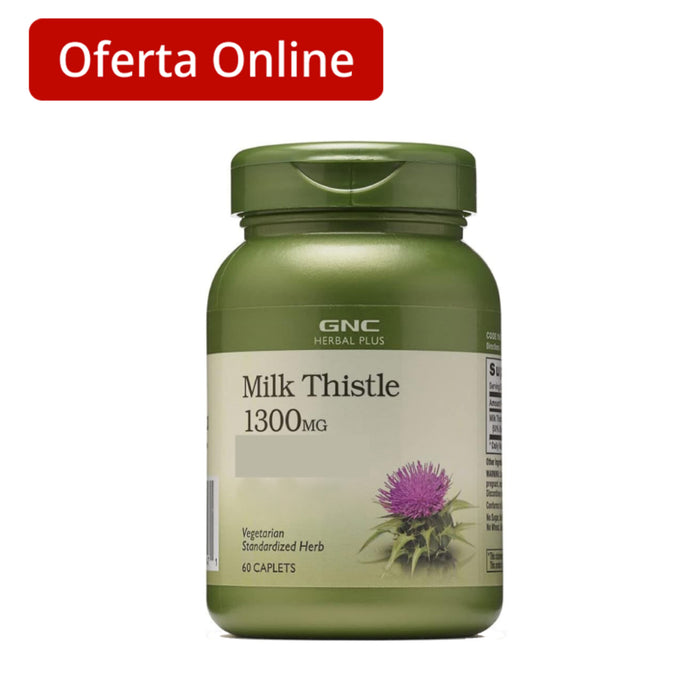Suplemento Milk Thistle 1300Mg X 100 Capsulas Gnc (191023)