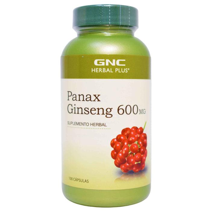 Panax Ginseng 600Mg Suplemento X 100 Capsulas