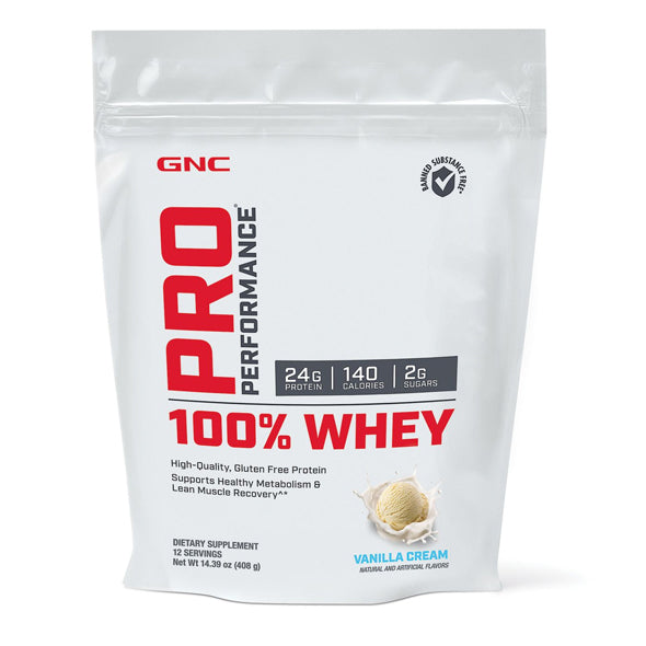 100% Whey Protein Vanilla Cream Proteina X 408G