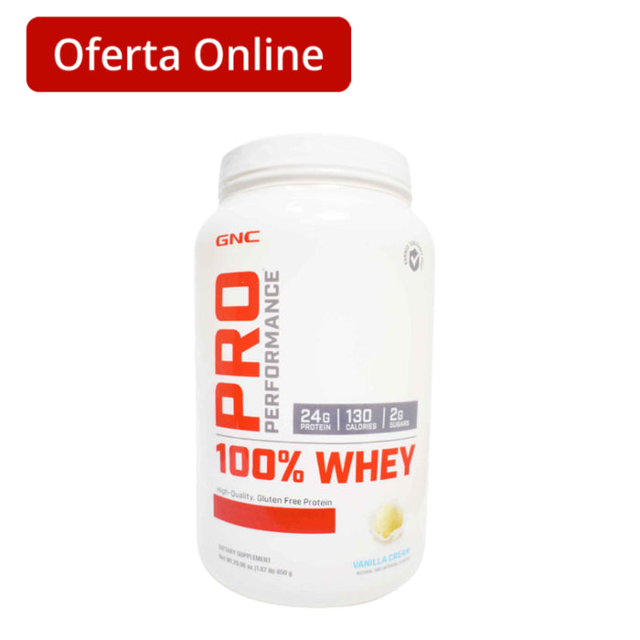 100% Whey Protein Vanilla Cream Proteina X 850G