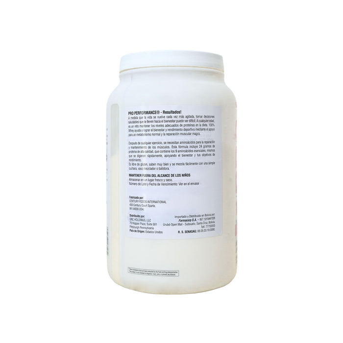 Proteína Gnc Pro 100% Whey Protein Unflavored X 840G