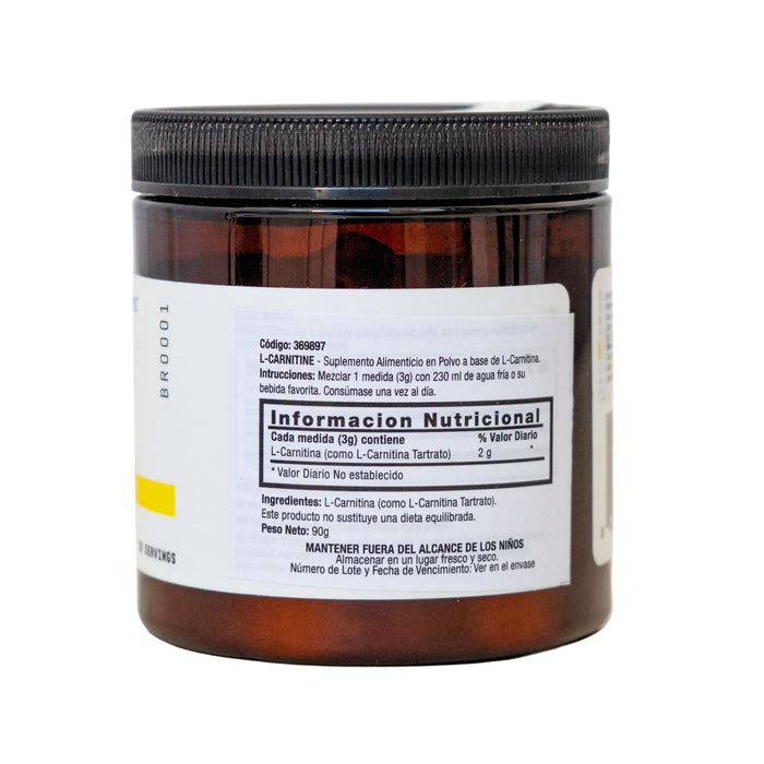 que contiene l carnitina Es efectiva la L-Carnitina como agente adelgazante? . . 1 La es una amina se obtiene de la produccin endgena en el organismo, y de fuentes dietaras como carnes Naturlab L-Carnitina 60 Cpsulas 500
