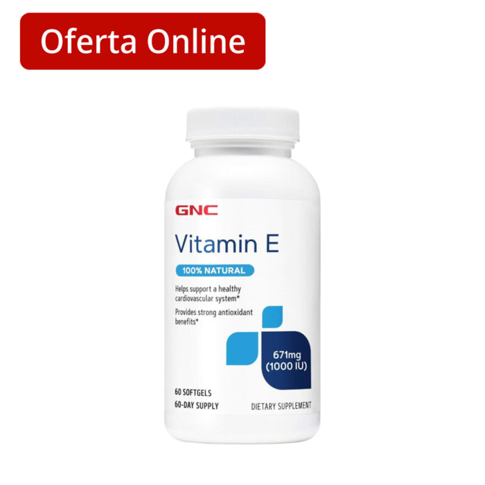 Vitamin E 1000Ui X 60 Capsulas Blandas
