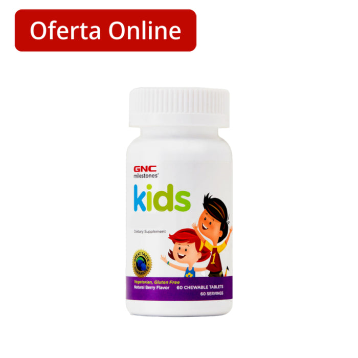 Fórmula Gnc Milestone Kids X 60 Tabletas