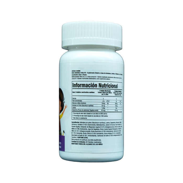 Multivitamínico Gnc Kids X 60 Tabletas Masticables