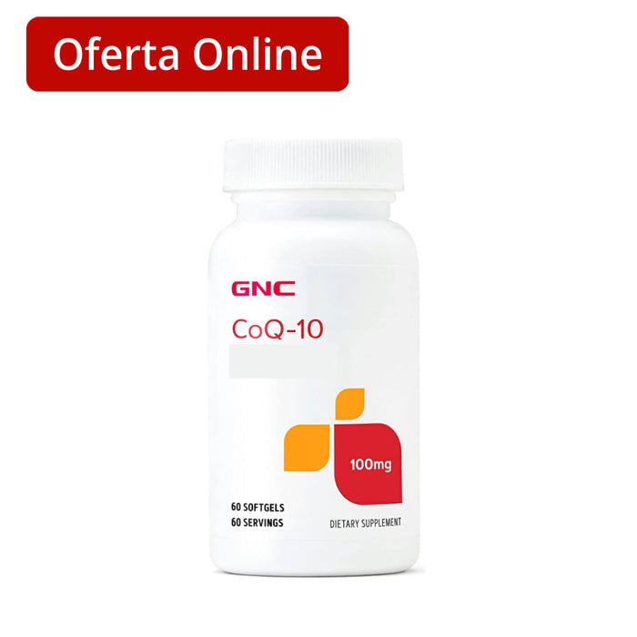 Cápsulas Blandas CoQ-10 GNC 100 mg  X 60 unidades