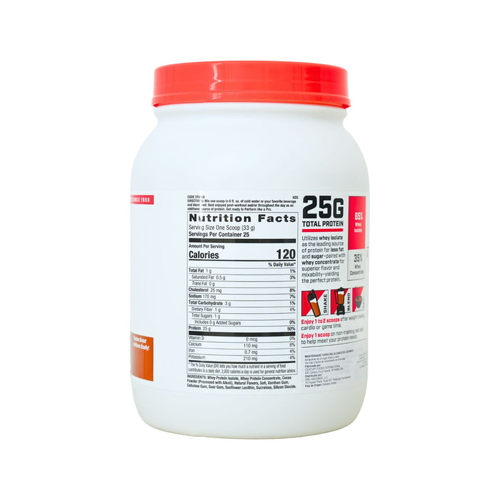 Proteína Gnc 100% Whey Protein Chocolate Supreme X 825G