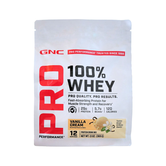 Proteína Gnc 100% Whey Vanilla Cream X 369G