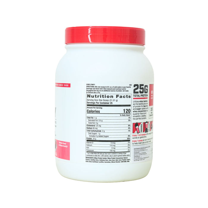 Proteína Gnc 100% Whey Protein Cream Strawberry X 775G