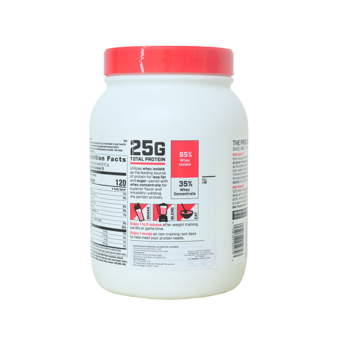 Proteína Gnc 100% Whey Protein Cream Strawberry X 775G