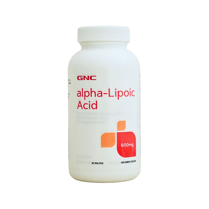 Alpha-Lipoic Acid 600Mg Gnc X 60 Tabletas