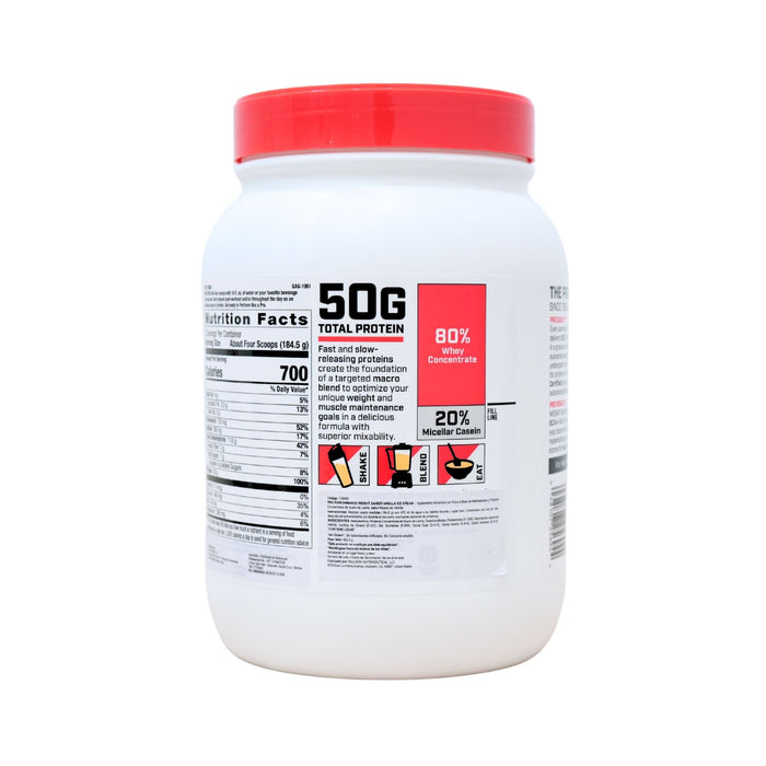 Proteína Gnc Weight Gainer  Vanilla Ice Cream  X 922.5G